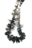 Green Rutile Beads - Rough Polished, Gemstone Beads, Jewelry Supplies for Jewelry Making, Wholesale Beads, Bulk Beads, 8" Strand