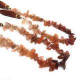 Natural Carnelian Beads - Rough Polished, Carnelian Gemstone Beads, Jewelry Supplies for Jewelry Making, Bulk Wholesale Beads, 8" Strand