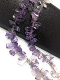 Amethyst Gemstone Beads - Rough Polished, Wholesale Gemstone Beads, February Gemstone, Spirituality Crystal Beads, Healing Beads, 8" Strand