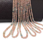 Morganite Beads, Gemstone Beads, Jewelry Supplies for Jewelry Making, Wholesale Beads, Natural Morganite, 12.5" Strand AAA Quality