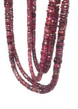 Natural Tourmaline Heishi Beads, Gemstone Beads, Tourmaline Beads, Pink Tourmaline Beads, Jewelry Supplies, Wholesale Beads, 13.5" Strand