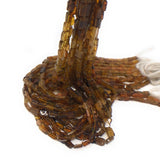 Natural Petro Tourmaline Beads, Gemstone Beads, Tourmaline Brick Beads, Wholesale Bulk Beads, AAA Quality - 4x3mm - 9x5mm , 13" Strand