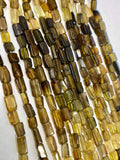 natural petro tourmaline beads multicolor gemstone bead strand for boho and spiritual jewelry supplies