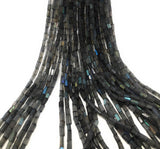 Labradorite Faceted Beads, Natural Gemstone Beads, Wholesale Beads, Bulk Beads, 13" Strand