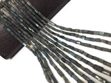 Labradorite Faceted Beads, Natural Gemstone Beads, Wholesale Beads, Bulk Beads, 13" Strand