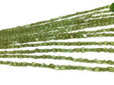 Natural Peridot Faceted Beads, Genuine Gemstone Wholesale Beads, Bulk Jewelry Supplies for Jewelry Making, 12.5" Strand