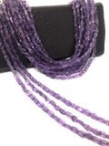 Natural Amethyst Gemstone Beads, Jewelry Supplies for Jewelry Making, Bulk Wholesale Beads, 12.5" Strand