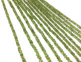 Natural Peridot Gemstone Beads, Genuine Gemstone Wholesale Beads, Bulk Beads for Jewelry Making, 3.5mm- 4mm Beads, 12.5" Strand