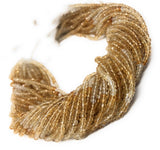 Citrine Gemstone Beads, Shaded Citrine Beads, Jewelry Supplies, Jewelry Making, Wholesale Beads, Bulk Beads, 3-4mm, 13" Strand