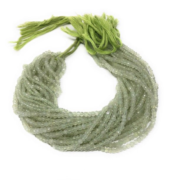 Natural Prehnite Beads, Gemstone Beads, Bulk Wholesale Beads for Jewelry Making, Jewelry Supplies, 13.25