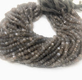 Gray Moonstone Beads, Gemstone Beads, Jewelry Supplies, Jewelry Making, Wholesale Beads, Bulk Beads, 13.5" Strand