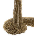 Beer Quartz Gemstone Beads, Jewelry Supplies for Jewelry Making, Wholesale Beads, Bulk Beads, AAA + Quality, 13.5" Strand