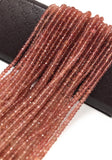 Strawberry Quartz Beads, Gemstone Beads, Jewelry Supplies for Jewelry Making, Bulk Beads, 4.5-5mm , 13" Strand