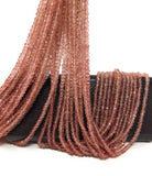 Strawberry Quartz Gemstone Beads, Jewelry Supplies for DIY Jewelry Making, Bulk Beads, Spiritual Healing Crytsal Beads, 4.5-5mm , 13" Strand