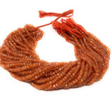 Carnelian Gemstone Beads, Natural Carnelian Beads, Jewelry Supplies for Jewelry Making, Bulk Beads, Wholesale Beads, 4.5- 5mm, 13" Strand