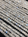 Rainbow Moonstone Beads, Moonstone Beads, Gemstone Beads, Jewelry Supplies, Wholesale Beads, Bulk Beads, 13" Strand