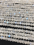 Rainbow Moonstone Beads, Moonstone Beads, Gemstone Beads, Jewelry Supplies, Wholesale Beads, Bulk Beads, 13" Strand