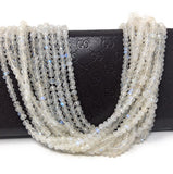 Rainbow Moonstone Beads, Moonstone Beads, Gemstone Beads, Jewelry Supplies, Wholesale Beads, Bulk Beads, 13" Strand
