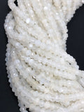 White Moonstone Beads, Gemstone Beads, Jewelry Supplie for Jewelry Making, Wholesale Beads, Bulk Beads, AAA Quality 13" Strand