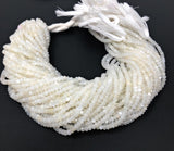 White Moonstone Beads, Gemstone Beads, Jewelry Supplie for Jewelry Making, Wholesale Beads, Bulk Beads, AAA Quality 13" Strand