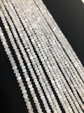 White Moonstone Beads, Gemstone Beads, Jewelry Supplie for Jewelry Making, Wholesale Beads, Bulk Beads, AAA Quality 13" Strand
