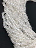 Clear Crystal Quartz Beads, Wholesale Bulk Beads, DIY Jewelry Making Supplies, Spiritual Energy Healing Chakra Gemstone Beads, 13" Strand