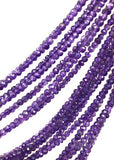 Natural Amethyst Beads, Jewelry Making Supplies, Wholesale Beads, Gemstone Beads, Bulk Beads, 4mm-4.5mm, 13" Strand