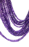 Natural Amethyst Beads, Jewelry Making Supplies, Wholesale Beads, Gemstone Beads, Bulk Beads, 4mm-4.5mm, 13" Strand