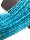 Natural Apatite Gemstone Beads, Genuine Gemstone Wholesale Jewelry Supplies for Jewelry Making, 4-5mm, 13" Strand