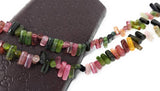 Natural Tourmaline Side Drilled Stick Beads, Gemstone Beads, Natural Tourmaline Beads, AAA+ Quality Wholesale Bulk Beads, 8" Strand