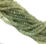 Natural Prehnite Beads, Gemstone Beads, Bulk Wholesale Beads for Jewelry Making, Jewelry Supplies, 13"Strand