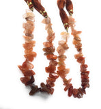 Natural Carnelian Beads - Rough Polished, Carnelian Gemstone Beads, Jewelry Supplies for Jewelry Making, Bulk Wholesale Beads, 8" Strand