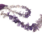 Amethyst Gemstone Beads - Rough Polished, Wholesale Gemstone Beads, February Gemstone, Spirituality Crystal Beads, Healing Beads, 8" Strand