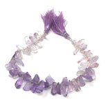 Amethyst Gemstone Beads - Rough Polished, Wholesale Gemstone Beads, February Gemstone, Spirituality Crystal Beads, Healing Beads, 8" Strand