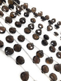 Natural Smokey Quartz Gemstone Beads, Jewelry Supplies for Jewelry Making, Wholesale Bulk Gemstone Beads, 8" Strand