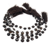 Natural Smokey Quartz Gemstone Beads, Jewelry Supplies for Jewelry Making, Wholesale Bulk Gemstone Beads, 8" Strand