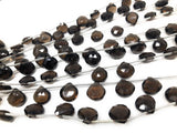 Natural Smokey Quartz Gemstone Beads, Jewelry Supplies for Jewelry Making, Wholesale Bulk Gemstone Beads, 8" Strand