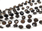 Natural Smokey Quartz Gemstone Beads, Jewelry Supplies for Jewelry Making, Wholesale Bulk Gemstone Beads, 8" Strand