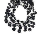 Black Onyx Beads, Gemstone Beads, Wholesale Beads, Bulk Beads, Jewelry Supplies for Jewelry Making, 8mm -9mm, 8" Strand