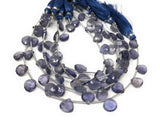 Natural Iolite Beads, Gemstone Beads, Wholesale Beads, Bulk Beads, Jewelry Making Supplies, 8.5mm -9.5mm, 8" Strand