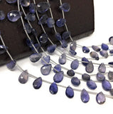 Natural Iolite Beads, Gemstone Beads, Wholesale Beads, Bulk Beads, Jewelry Making Supplies, 8" Strand