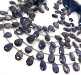 Natural Iolite Beads, Gemstone Beads, Wholesale Beads, Bulk Beads, Jewelry Making Supplies, 8" Strand