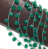 Green Onyx Beads, Gemstone Beads, Wholesale Beads, Bulk Beads, Jewelry Supplies for Jewelry Making, 8" Strand