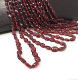 Natural Garnet Gemstone Beads, Garnet Beads, Jewelry Supplies for Jewelry Making, Wholesale Beads, Bulk Beads, AAA+ Quality, 16.5" Strand