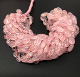 Morganite Beads, Gemstone Beads, Natural Morganite Smooth Nugget Beads AAA Quality, Wholesale Beads, Bulk Beads, 6x5mm-15x11mm, 16" Strand