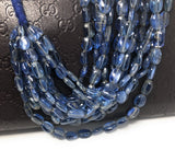 Kyanite Beads, Gemstone Beads, Jewelry Supplies, Wholesale Bulk Beads, Natural Kyanite Smooth Beads AAA+ Grade, 6x4mm-12x8mm, 15" Strand