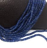 Kyanite Gemstone Beads, Jewelry Supplies, Wholesale Bulk Beads, Natural Kyanite Faceted Beads AAA Grade, 3.5mm - 5mm