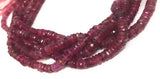 Natural Tourmaline Beads, Gemstone Beads, Pink Tourmaline Heishi Beads, Tourmaline Beads, Wholesale Beads, 5.5mm - 6mm, 13.25" Strand