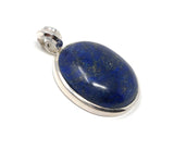 Lapis Lazuli Sterling Silver Gemstone Pendant, Sterling Silver Pendant, 925 Sterling Silver, September Birthstone, Natural Gemstone Pendant