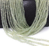 Natural Prehnite Beads, Gemstone Beads, Bulk Wholesale Beads for Jewelry Making, Jewelry Supplies, 13.25" Strand